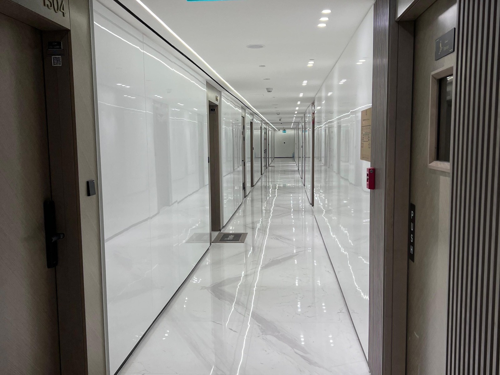 Before - Marble floor Humidity / Stain Removal & Restoration