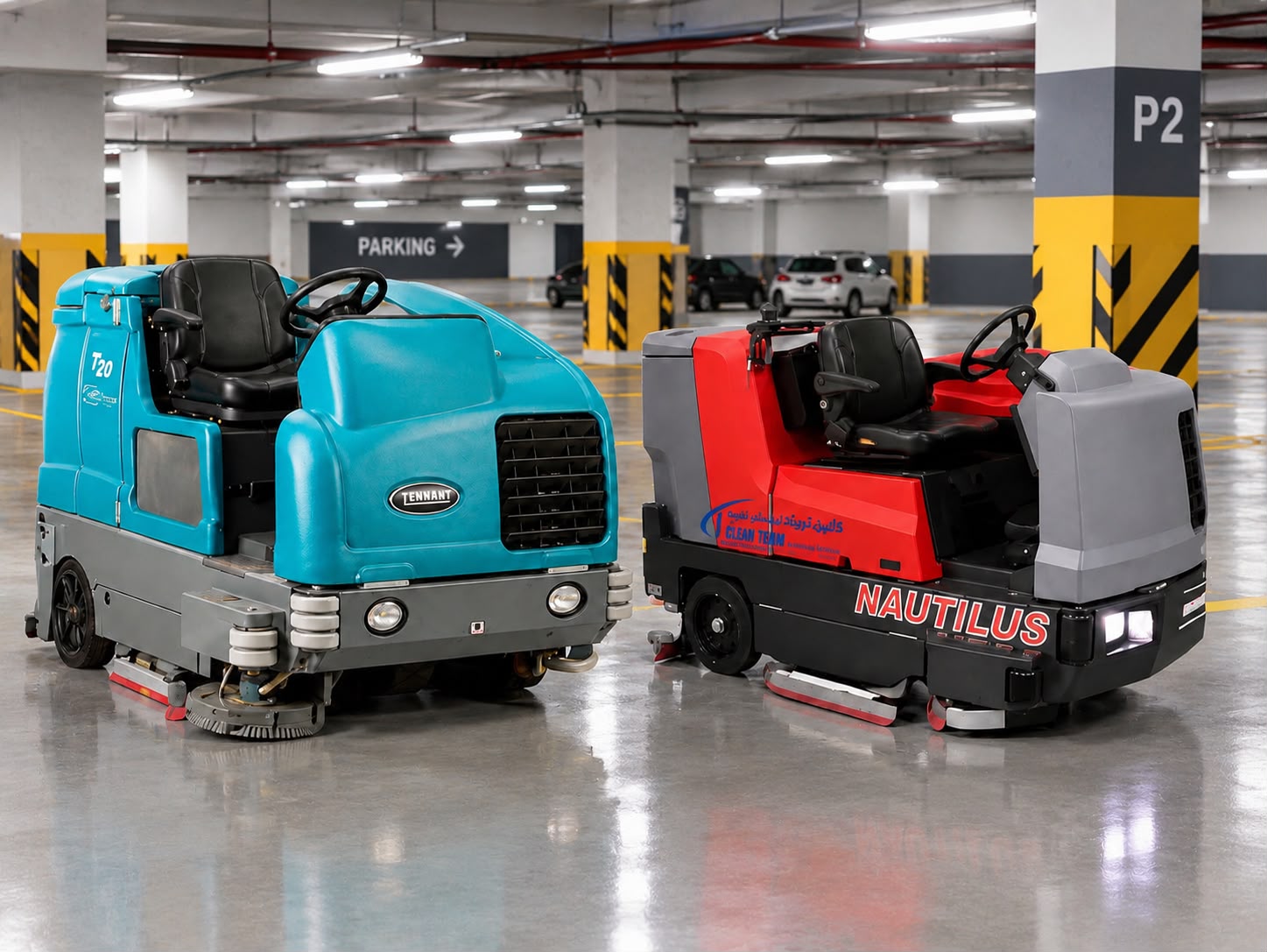 Industrial scrubber drier rental